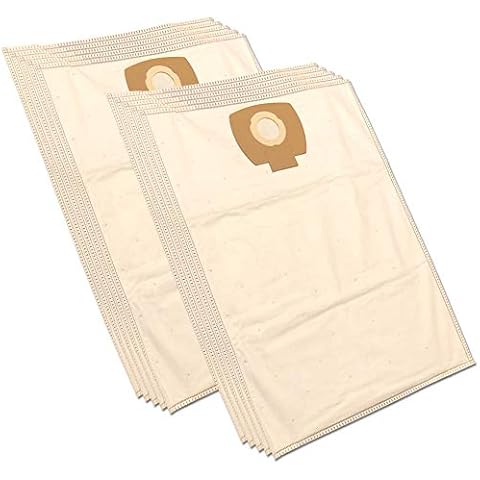 PakTrade 10 Microfiber Vacuum Cleaner Dust Bags For Nilfisk Alto Aero 20/21/25, Aero 21, Aero 21 Inox, Inox 21-01 Cover