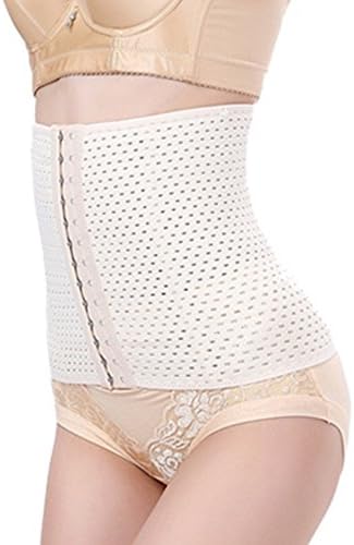 MEIMEIAO Body Shaper Waist Trainer Corset Weight Loss Shapewear(Apricot, M)