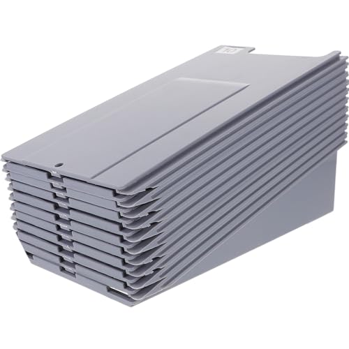 MAGICLULU Support de Cartes de Pointage en Plastique Blanc Multi-fonction, Porte-cartes Extensible pour Bureau et Salle de Classe, Rangement Pratique pour 10 Cartes