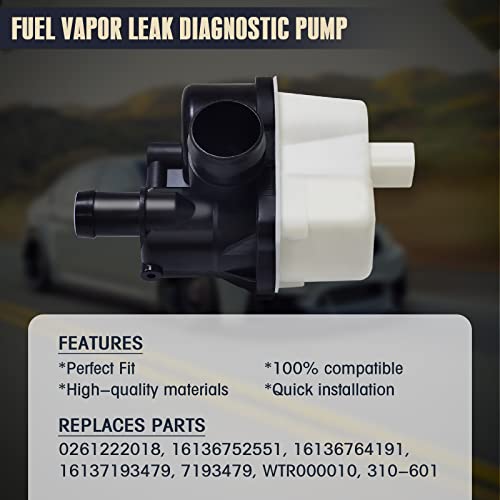 ACmango Fuel Vapor Leak Detection Pump 0261222018 Fit for BMW 16137193479 310-601 Fuel Leak Diagnostic Vapor Detection Pump 16136764191 16136752551 Equipment Self-Diagnosis Module DMTL Pump - Image 6