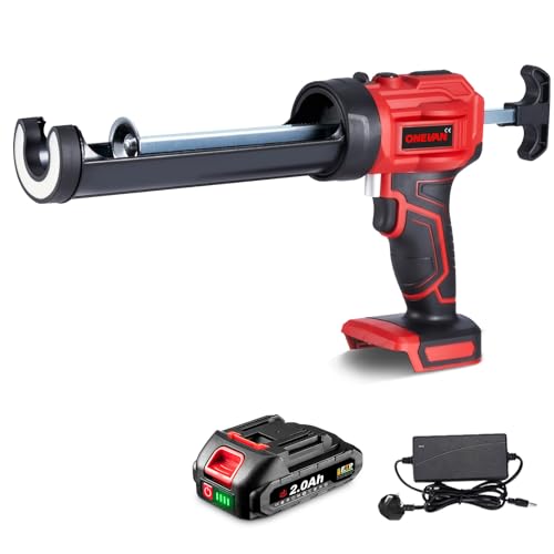 Cordless Caulking Gun Electric Sealant Gun - 4 Adjustable Speeds 300ML Drip-Free Caulk Guns 1 Cordless Caulking Gun Electric Sealant Gun - 4 Adjustable Speeds 300ML Drip-Free Caulk Guns