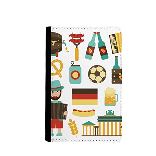 Portefeuille passeport mixte multicolore 3.7x5.8 inch étui de protection voyage adulte