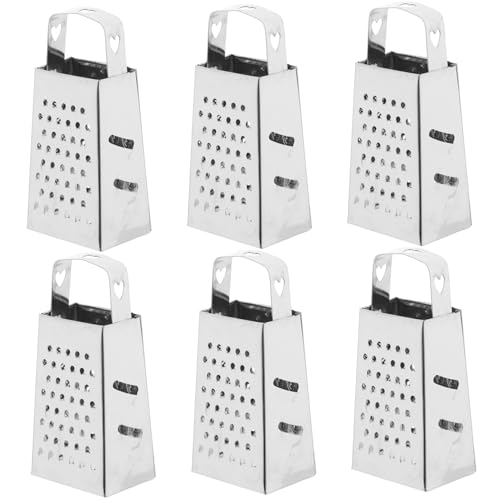 Garneck Mini Cheese Grater Professional Kitchen Cheese Grater Stainless Steel Kitchen Gadgets Manual Food Garlic Hold Shredder Slicer Metal