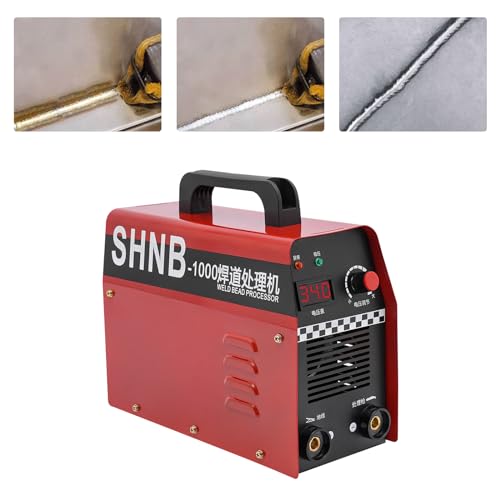 Welding Bead Processor 110V Weld Cleaning Machine 1000W Welding Spot Cleaner for Metal/Arc Welding SHNB-1000