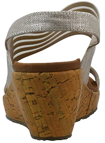 Skechers Women's Beverlee Smitten Kitten Wedge Sandal3