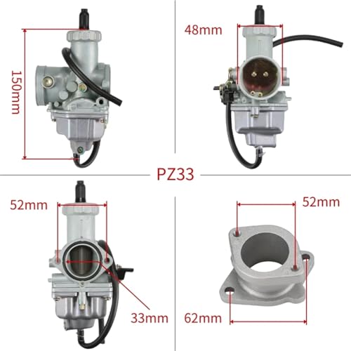 Carburateur PZ33 pour moto, l'allié de vos sorties tout-terrain 300cc
