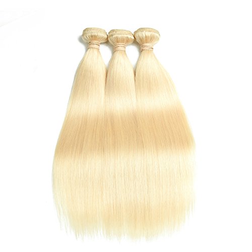 ALLRUN Hair 613 Blonde Human Hair Bundles Straight Brazilian Virgin Hair 3 Bundles