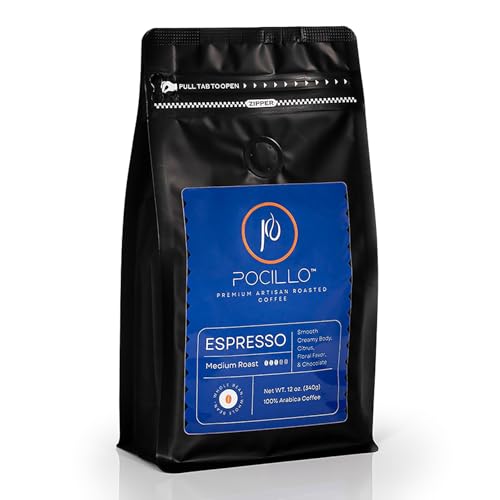 Café Espresso en Grano Tueste Medio 12 oz Pocillo