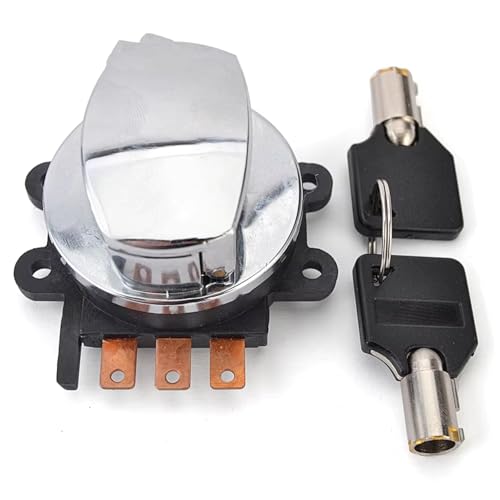 バイク キーセット FLHP、FLHPE、FLHR、FLST、FLHRC、FXD、FLSTF、FLSTI、FXST、ダイナ、グライド、ファットボーイ、ロードキング、ストリートボブ用イグニッションスイッチキー キー メインキー シリンダー セットのサムネイル