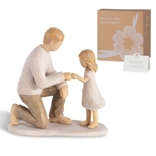 Storieme Dad Daughter Figurine Gift for Dad Birthday Christmas Fathers Day