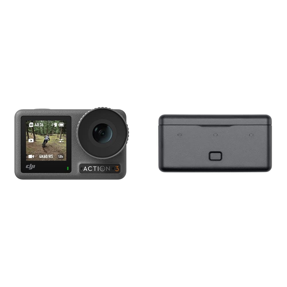 Amazon | DJI Osmo Action 3 スタンダードコンボ - 4Kアクションカメラ 