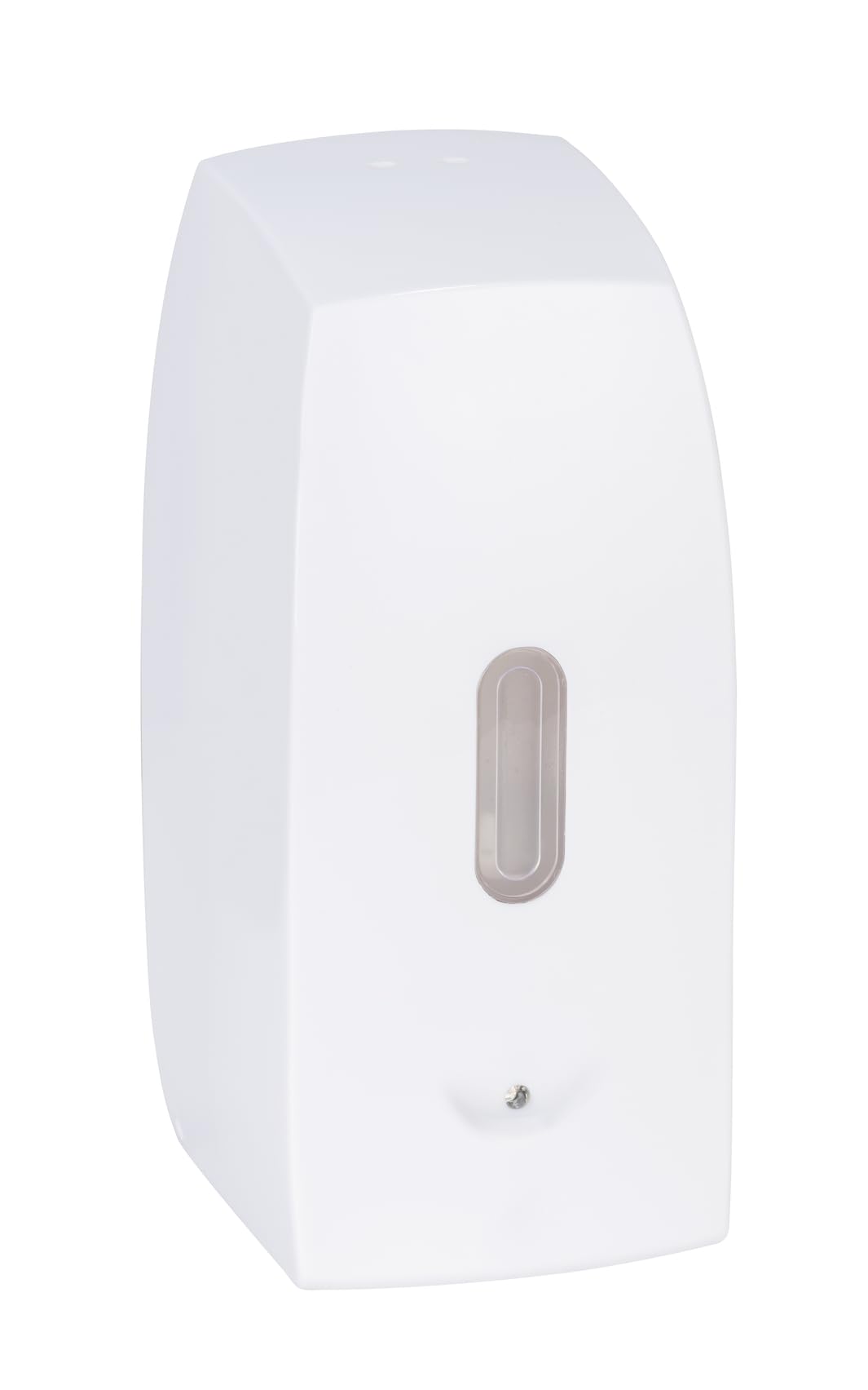WENKO Seifenspender Mod. Tirano automatischer Infrarot Sensor klebend oder schraubbar 500 ml nachfüllbar Bad Dusche WC Kunststoff Weiß 10x20,5x9,5 cm