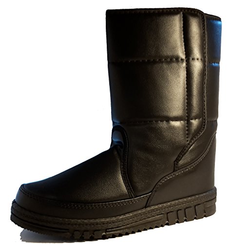 Bottes d'hiver pour Femme - 3 W - avec Doublure - pour l'hiver - pour Femme - pour l'hiver - pour l'hiver - Élégantes et intemporelles. Noir. STI113. Taille 41