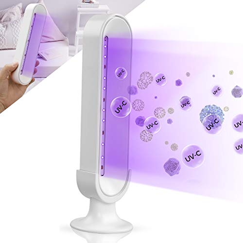 Esterilizador UV LED, esterilización rápida UVC 272nm de mano 99.99% con 13 cuentas de lámpara LED, 2000mAh USB recargable Tipo-C