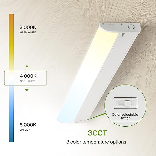Image of ASD LED Under Cabinet Lighting, 32 inch 16W 1057 LM, Dimmable Hardwired Under Cabinet Lights for Kitchen, 3000K /4000K /5000K, Under Counter Light Fixtures, ETL, White
