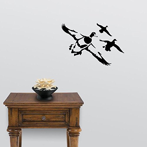 Express Yourself Ducks Jukin 10 Wall Decal (Black - Facing as Shown - Large) - Waterfowl Collection