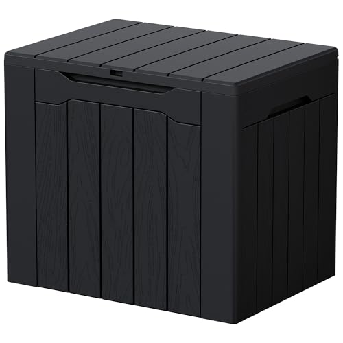 Image of Devoko 29 Gallon Deck Box, Waterproof Resin Outdoor Storage Box