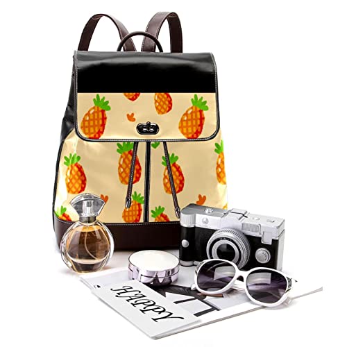 Sac à dos ordinateur portable mignon motif ananas imprimé multicolore - 5