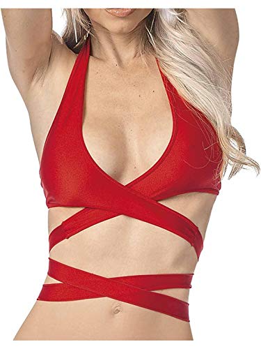 Escante Women's Multi Way Top, Neon Green, One Size