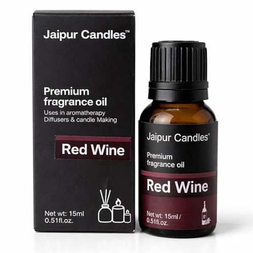 Image of Fragrance Oil | 15 ml | Aroma Oil for Home Fragrance | Best for Aromatherapy | Use in Diffusers, Candles, Air Fresheners (15ML, Red Wine)