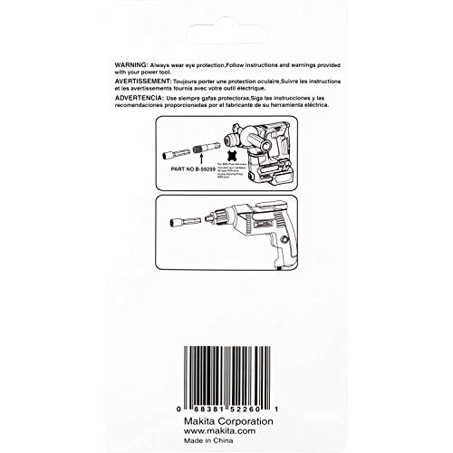 Makita B-59265 4 Pc. Magnetic Nutsetter Set, 5/16", 3/8", 7/16", 1/2" - image 6