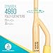 Dynarex 4960 Foley Catheters, Suitable for Children and Adults, Sterile Individually Packaged, Medical-Grade, Soft and Flexible 2 Way Urinary Catheter, 30 cc, 20FR, 10 Boxes of 10