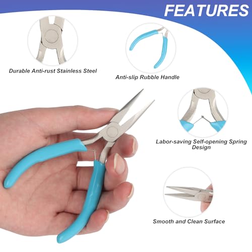 Image of Needle Nose Pliers, Needle /Chain Nose Pliers for Jewelry Making, needle nose pliers for jewelry making