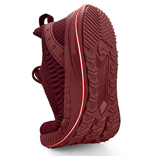 Image of Feethit Mens Slip On Walking Shoes Blade Tennis Shoes Non Slip Running Shoes Lightweight Workout Shoes Breathable Mesh Fashion Sneakers