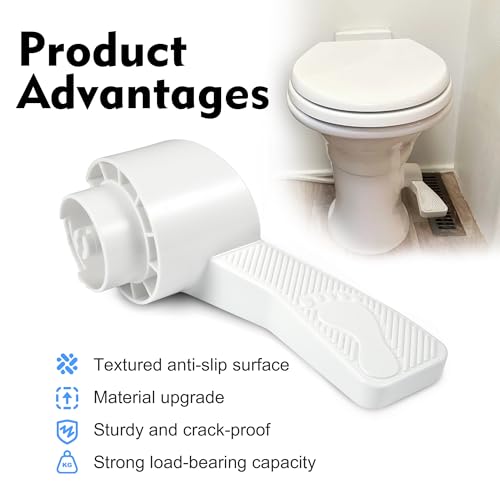 Image of RV Toilet Foot Pedal, Compatible with Dometic 300 310 311 320 321, Flush Valve Pedal, Compatible with Dometic RV /Camper /Marine Toilets