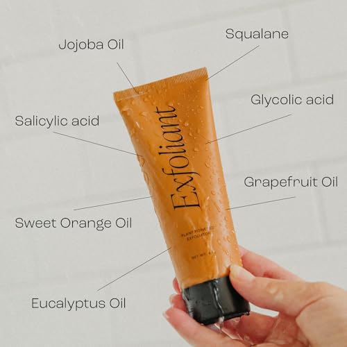 Image of Exfoliating Face Gel W /Jojoba Oil, Salicylic Acid, Glycolic Acid & More | For Dead Skin, Unclog Pores, Remove Dead Skin, Smooth Skin Bumps Co (Exfoliant)
