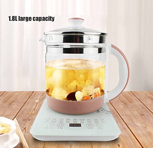 Tetera eléctrica multifuncional de vidrio borosilicato 1.8L miniatura 2