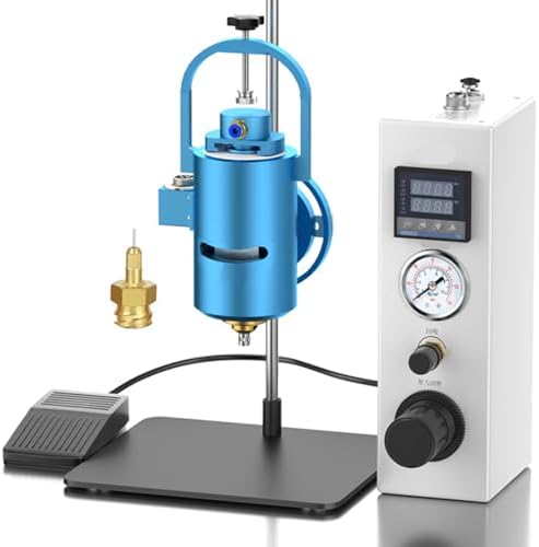 Precision Hot Melt Glue Dispenser with Temperature Control & Needle for Automated Adhesive Application, Crafts, and DIY Projects