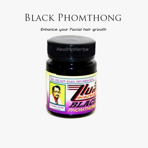 Buy Black Phomthong Facial Hair Growth Cream Grow Beard Mustache