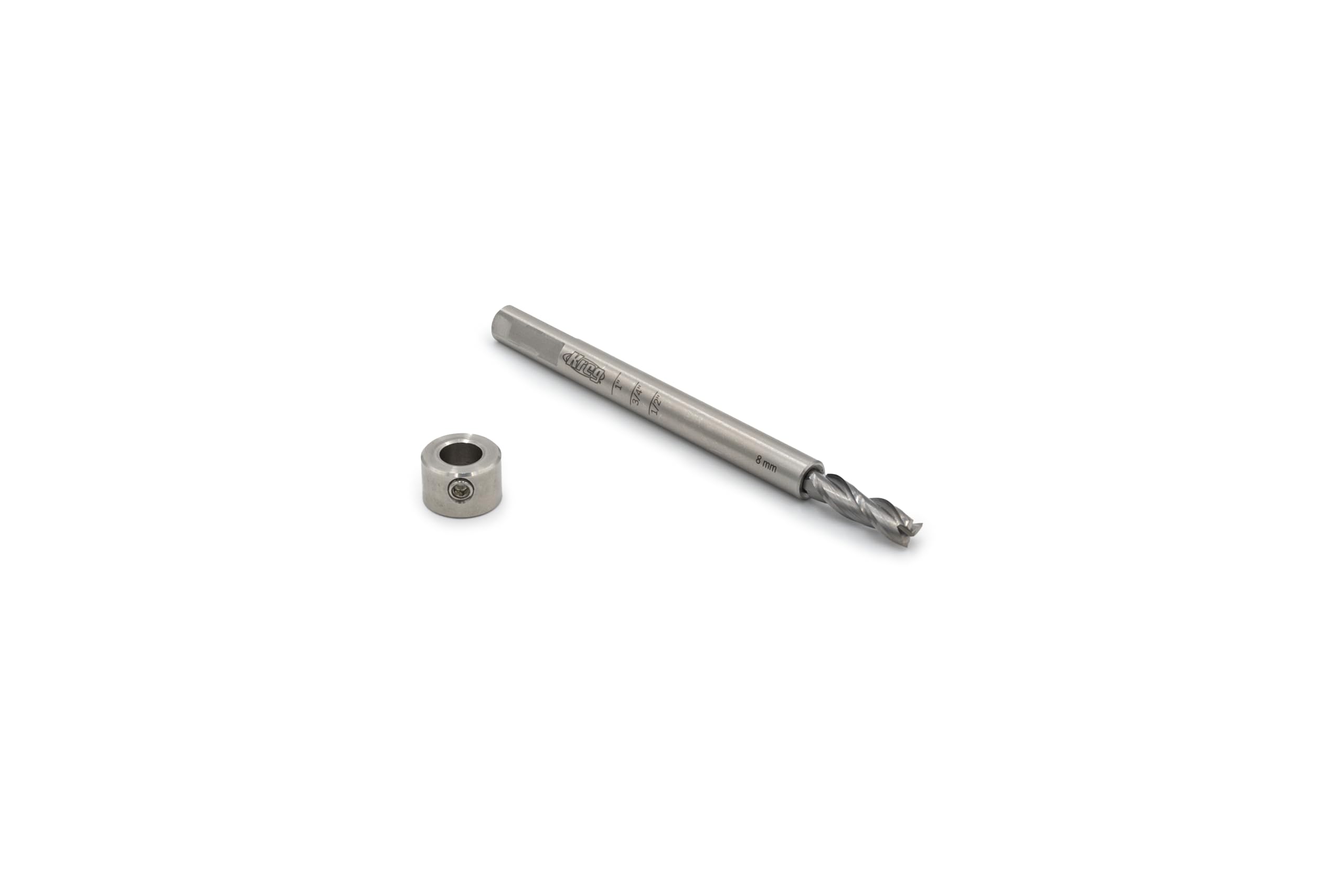 Kreg MortiseMate Mortising Cutter - Spiral Mortise Tool for Woodworking - Carbide-Tipped Bit - Compatible with Any Drill & MortiseMate Loose Tenon Jig - 8 mm