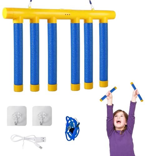 PLLCJB Drop Stick Challenge Game, 2025 New Hand Eye Coordination Reaction Time Training Toy Catch Falling Sticks Game for Kids and Adults