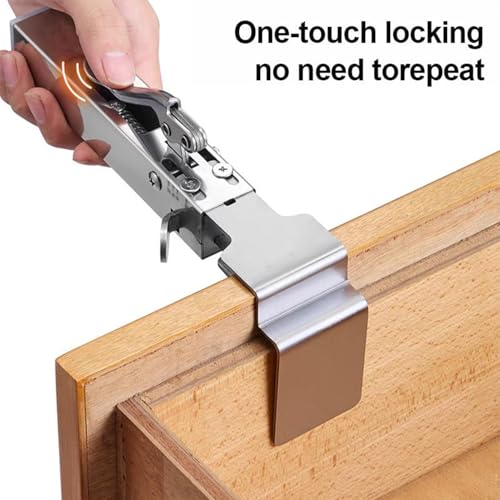 Clips de fixation pour tiroir avec serrage reglable et haute stabilite - 8