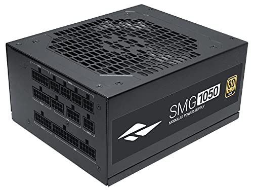 Rosewill SMG1050 80 Plus Gold Certified 1050W Fully Modular Power Supply | ATX, 12V v2.31, EPS 12V v2.92 | 135mm Quiet Fan with FDB | Japanese Capacitors | 5 Year Warranty