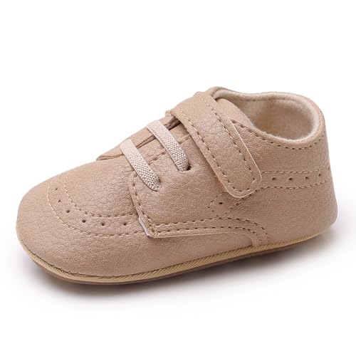 Image of RVROVIC Baby Boys Girls Anti-Slip Sneakers Soft Ankle Boots Toddler First Walkers Newborn Crib Shoes