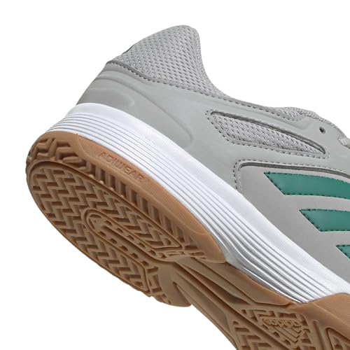 adidas Herren Speedcourt Mens Indoor Shoes, Grey Two/Equipment Green/FTWR White, 45 1/3 EU – Ansicht 4