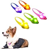 [samanoya] ペンダントライト 犬 猫 光るタグ 安全補助グッズ LED 夜間 散歩 花火大会 キャンプグッズ シリコン素材 タグライト 軽量 安全性 防水 ペットの迷子防止 ペット交通事故防止 電池式 セーフティ 点灯 点滅 軽い 生活防水設計 交換可能 夜間散歩用 3個セット (グリーン)