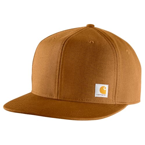 Carhartt Men's Firm Duck Flat Brim Cap