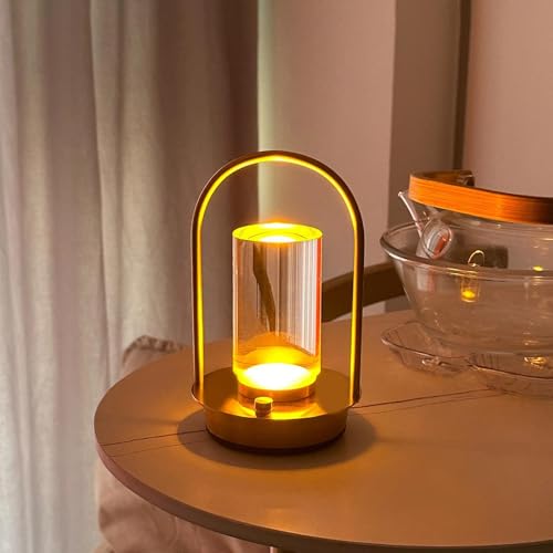 Lampe de bureau LED tactile à intensité réglable et éclairage ambiant