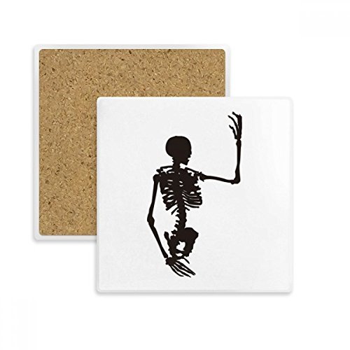 Coaster squelette pierre absorbante et repose-tasse multicolore - 2