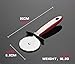 Pizza Cutter Ice Cream Scoop Set / Stainless Steel Wheel with Soft Grip Handle / 2 1/2-inch Cookie Scoop and Ebook 