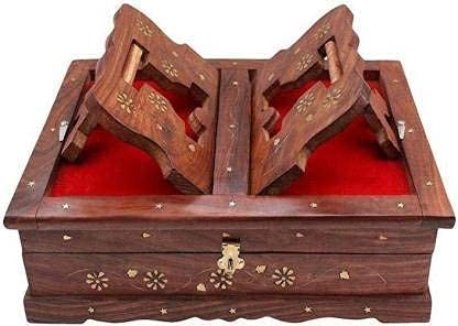 Wooden Holy Ramcharitmanas Book Wooden Box & Foldable Book Stand for Reading with Original Geeta Book Press Gorakhpur Ram Charit Manas Ramayan Book, Combo Offer + 1 Box 1 Book-picture-32