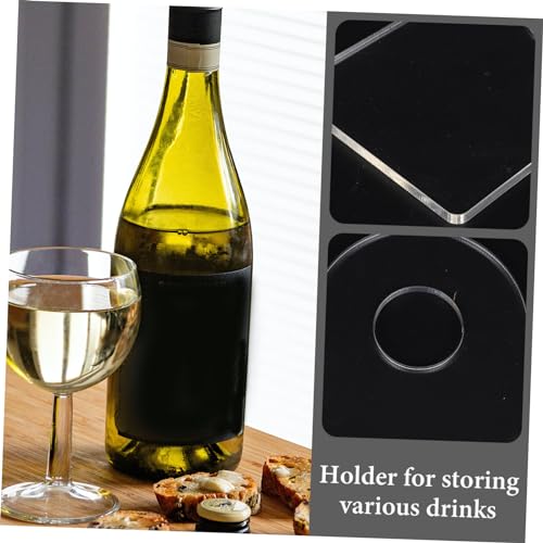 Organizador para botellas de vino acrílico Garneck 2 piezas miniatura 4