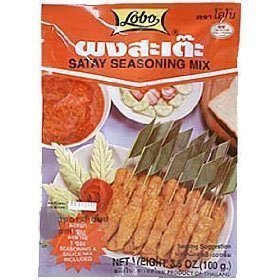 Vantexi Brand Thai Satay Mix (salsa de cacahuete) 3.5 onzas cada una