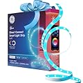 GE Cync Smart LED Strip Light, Color Changing Room Decor LED Light Strip, Works with Alexa and Google Home, Matter Compatible, LED Lights for Bedroom, Millions of Colors, Christmas Gift Idea, 16 Feet