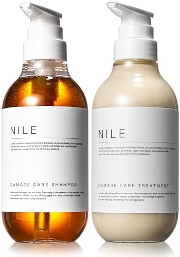 （09:00時点） NILE ダメージケア シャンプー トリートメント セット各400ml (APPLE BLOOM（フローラル）の香り)