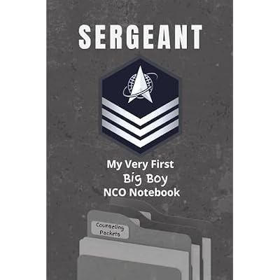 Space Force Sergeant Notebook: Funny USSF Gift for Promotions, Field Use, or Everyday Life
